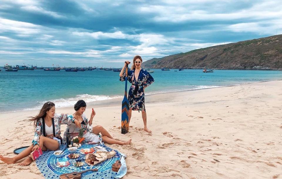 La Beach House Nhon Ly Quy Nhon Esterno foto